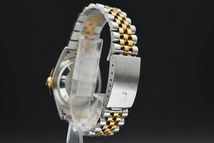 ROLEX DATEJUST Ref:16233G Cal:3135 10Pダイヤ S番 ロレックス デイトジャスト コンビ メンズ腕時計 自動巻き 裏蓋ネーム入り ■17763_画像4