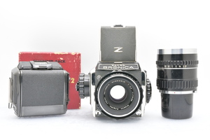 ZENZA BRONICA S2 後期 + 75mm F2.8 +13.5cm F3.5 ゼンザブロニカ フィルムカメラ レンズ