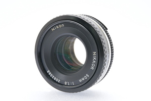NIKON AI-S NIKKOR 50mm F1.8 Fマウント ニコン MF一眼レフ用 標準単焦点レンズ