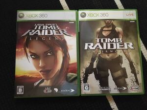 Xbox360 トゥームレイダー アンダーワールド/ レジェンド 2点セット TOMB RAIDER