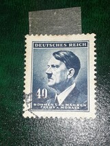 アンティーク切手 チェコスロバキア 1939年頃 ドイツ併合時代 ヒトラー切手 使用済み CHH1109_画像3