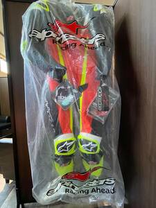 [ new goods * unused ] Alpine Stars GP TECH v3 LEATHER SUIT racing suit leather suit coveralls EUR48 M yellow #156