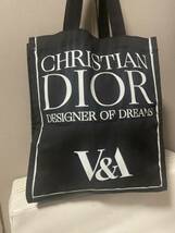 Christian Dior ディオール ノベルティ　ブラック　バッグ トートバッグ 英国V&A美術館限定　黒　18NO_画像1