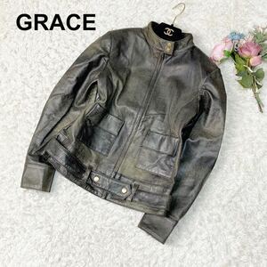 GRACE グレース レザージャケット シープ 36 S レディース B102331-70