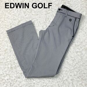 EDWIN GOLF エドウィン ゴルフ パンツ M(W78) ゴルフウェア 千鳥格子 メンズ B112314-104