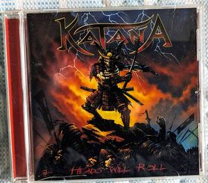 【同梱可】一刀両断 ヘッズ・ウィル・ロール KATANA (from Sweden) CD 　国内盤