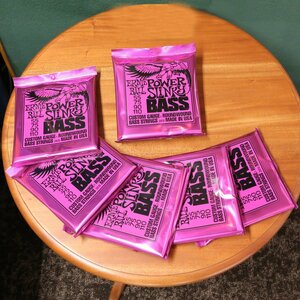 1円スタート アウトレット 6セット ERNIEBALL アーニーボール 2831 ベース弦 POWER SLINKY BASS 長期在庫品