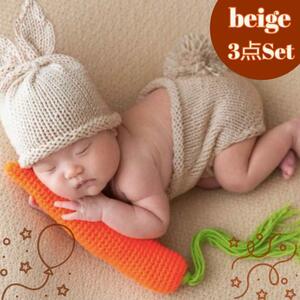 Новорожденный фото костюм с кроличьей морковью 3 -цех