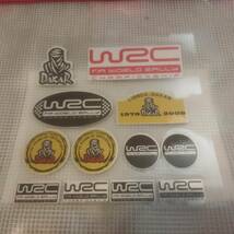 【送料無料】WRC DaKaR ステッカー 横14cm×縦14.5cm Ver.2　①　三菱　スバル　トヨタ_画像2