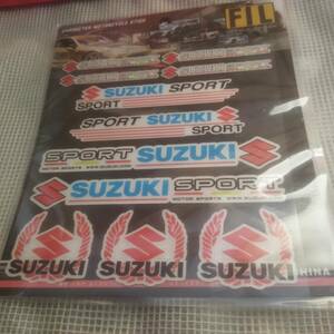 【送料無料】SUZUKI(スズキ) ステッカー 横13.5cm×縦15.5cm ②　
