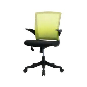 新品オフィスチェア　FEM-14A-KM（キミドリ）　事務椅子　メッシュ素材 【本州送料無料】