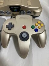 【動作確認済み】Nintendo64 ニンテンドー64 ゴールド 金 N64 コントローラー マリオカート64 スマブラ スターフォックス ヨッシー 付属_画像8