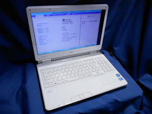 NEC LL750CS6W　Core i5 460M 2.53GHz　メモリ:4GB　HDD:なし　ブルーレイ　液晶表示不良【ジャンク品】