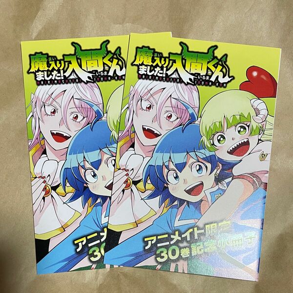 魔入りました!入間くん　小冊子 2冊アニメイト　30巻有償特典