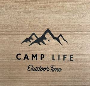 231. 【送料無料】CAMP LIFE Outdoor Time キャンプ 山 アウトドア 【新品】