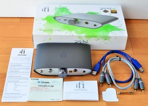 美品 iFi Audio ZEN DAC V2 フルバランス ハイレゾ USB DAC 小型 DA コンバーター ヘッドホンアンプ 付属品完備 完全正常動作品 送料無料