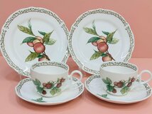 食器⑬ Noritake ティータイム ペアセット ロイヤルオーチャード プリマチャイナ ノリタケ カップ&ソーサー デザート皿 洋食器 ギフト_画像1