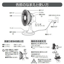 未開封新品　卓上扇 （5枚羽根/首振機能付き/風量2段階）　Y.DF-1.8T（PK）（管理番号No-NT)_画像5