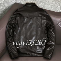 ◆新品◆ダブルライダース メンズ 革ジャン 最上級 羊革 レザージャケット バイクウエア オートバイ ブルゾン 本革 S~4XL_画像4