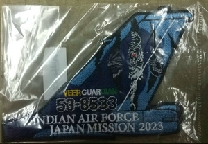 航空自衛隊　希少2023インド空軍共同訓練パッチ　第3飛行隊　F2 ヴィーアガーディアン　スホーイ　F15　アグレッサー　ワッペン