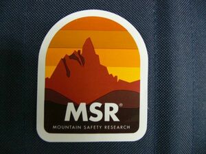 [MSR] lock * mountain ~ sticker made in U.S.A. regular goods 