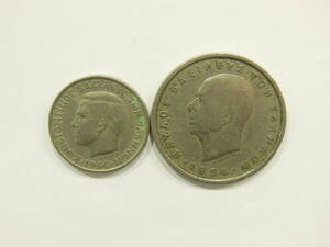 外国コイン ギリシャ 2枚おまとめ 外国銭 アンティークコイン 硬貨 貨幣 海外コイン