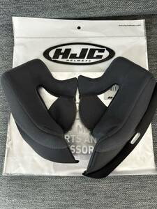 【1円スタート/新品外し】HJCヘルメット CS-15チークパッド 標準タイプ30mm 全ヘルメットサイズ互換性有
