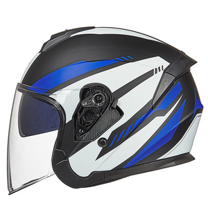 ジェットヘルメット ダブルシールド バイクヘルメット ハーフヘルメット 半帽 Helmet 男女兼用 バイク用品