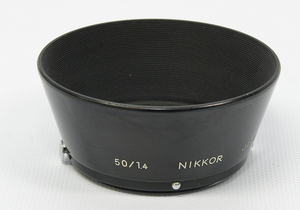 Nikon ニコン 50ｍｍ F1.4 Sシリーズ用 スナップ式 メタルフード 中古美品