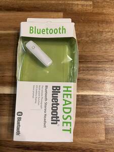 Bluetooth stereo ヘッドセット ブルートゥース 片耳 白