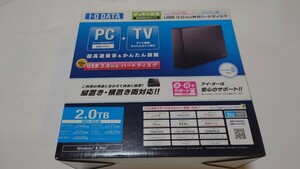 【使用頻度低】 I・O DATA HDCL-UT2.0K 2TB 外付ハードディスク