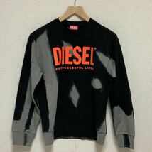 洗練されたデザイン　DIESEL KIDS　タイダイ柄スウェット　SMART OVER 　ブラック/グレー　14Y　160cm　J00834 KYAUA　#KIDSMAKO_画像2