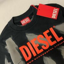 洗練されたデザイン　DIESEL KIDS　タイダイ柄スウェット　SMART OVER 　ブラック/グレー　8Y　130cm　J00834 KYAUA　#KIDSMAKO_画像4