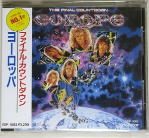 ☆ 旧規格 ヨーロッパ EUROPE ザ・ファイナル・カウントダウン THE FINAL COUNTDOWN 日本盤 帯付き VDP-1083-1-T1E115 \3,200 税表記無 ☆