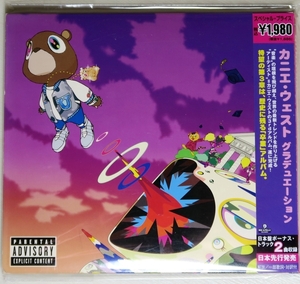 ☆ カニエ・ウェスト KANYE WEST グラデュエーション Graduation 初回限定 紙ジャケ 村上隆 ポスター付き 日本盤 帯付き UICD-9040 ☆