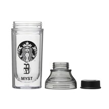 STARBUCKS スターバックス ダブルウォール サニーボトル ブラック FRGMT MYST 473ml fragment 藤原ヒロシ MIYASHITA PARK 新品未使用品_画像5