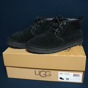 UGG australia アグ M NEUMEL 3236 ニューメル ブーツ ブラック 黒 US 10 (28cm) // オーストラリア ムートン チェスナット