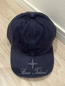 ★ 23FW Supreme Stone Island Denim 6-Panel ネイビー★シュプリーム ストーンアイランド デニム 6パネル キャップ Cap NAVY