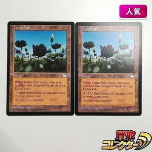 sB496o [人気] MTG 水蓮の谷間 Lotus Vale ウェザーライト WTH 英語版 計2枚