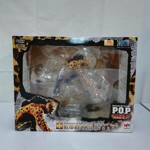 mS421c [未開封] メガハウス P.O.P MAS ロブ・ルッチ Ver.豹 紙絵武身 / POP ONE PIECE | ワンピースフィギュア K