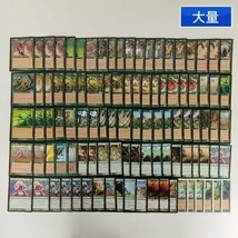 sC638s [大量] MTG 緑 計100枚 マナ結合 Manabond Elvish Champion 豊穣 Awakening Root Maze 他_画像1