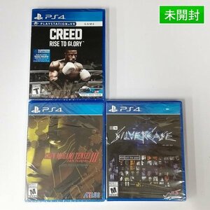 gY283a [未開封] 北米版 PS4 ソフト CREED RISE TO GLORY SHIN MEGAMI TENSEI III The Silver Case | ゲーム S