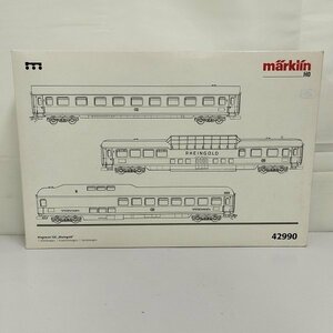 mP169b [人気] Marklin メルクリン HO 42990 TEE ラインゴールド 客車3両セット | 鉄道模型 H
