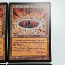 sB350o [人気] MTG 反射池 Reflecting Pool テンペスト TMP 英語版 計4枚_画像4