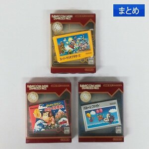 gZ051a [箱説有] GBA ソフト ファミコンミニ スーパーマリオブラザーズ バルーンファイト がんばれゴエモン 計3点 | ゲーム X