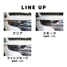 ヘッドライト保護フィルム　三菱　キャンター 【FEB50型】年式H22.10-R2.10　■ハロゲン_画像3