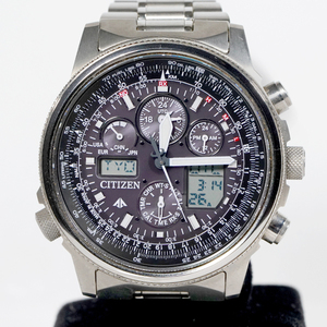腕時計 CITIZEN シチズン PROMASTER プロマスター ECO DRIVE エコドライブ U680-T016677 電波ソーラー クロノグラフ スモセコ メンズ 