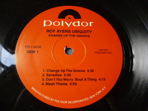 Roy Ayers Ubiquity / Change Up The Groove 名盤JAZZ FUNK オリジナルUS盤 LP Sensitize / Feel Like Makin' Love / Mash Theme収録 試聴