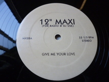 Sylvia Striplin / Give Me Your Love 名曲 DISCO CLASSIC 12EP George Benson / Give Me The Night - Shades Of Love / Body To Body 試聴_画像1
