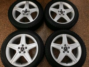 ☆ AGA Burg ベンツ Cクラス W205 スタッドレス 17インチ 7.5J+47 5H 112 225/50R17 ブリヂストン VRX